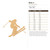 Skier 2 Wood Cutout for Crafts, Unfinished Baltic Birch Craft Shape