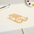Sled Wood Cutout for Crafts, Unfinished Baltic Birch Craft Shape