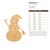 Snowman 1 Wood Cutout for Crafts, Unfinished Baltic Birch Craft Shape