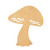Toadstool Wood Cutout for Crafts, Unfinished Baltic Birch Craft Shape