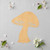 Toadstool Wood Cutout for Crafts, Unfinished Baltic Birch Craft Shape