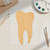 Tooth 1 Wood Cutout for Crafts, Unfinished Baltic Birch Craft Shape