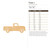 Truck 1 Wood Cutout for Crafts, Unfinished Baltic Birch Craft Shape