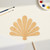 Turkey Tail Fan Wood Cutout for Crafts, Unfinished Baltic Birch Craft Shape