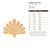 Turkey Tail Fan Wood Cutout for Crafts, Unfinished Baltic Birch Craft Shape