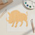 Warthog Wood Cutout for Crafts, Unfinished Baltic Birch Craft Shape