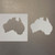 Australia Reusable Mylar Stencils