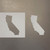 California Reusable Mylar Stencils