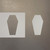 Coffin 2 Reusable Mylar Stencils