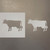 Cow 2 Reusable Mylar Stencils