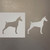 Doberman Reusable Mylar Stencils