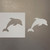 Dolphin 1 Reusable Mylar Stencils