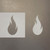 Flame Reusable Mylar Stencils