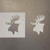 Moose Head Reusable Mylar Stencils