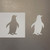 Penguin Reusable Mylar Stencils