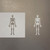 Skeleton Reusable Mylar Stencils