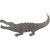 Alligator Steel Cut Out Metal Art Decoration
