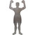 Boxer Steel Cut Out Metal Art Decoration