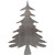 Christmas Tree 1 Steel Cut Out Metal Art Decoration