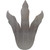 Dinosaur Footprint Steel Cut Out Metal Art Decoration