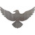 Flying Raven Steel Cut Out Metal Art Decoration