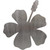 Hibiscus Steel Cut Out Metal Art Decoration