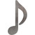 Music Note 1 Steel Cut Out Metal Art Decoration