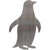 Penguin Steel Cut Out Metal Art Decoration