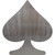 Spade Steel Cut Out Metal Art Decoration