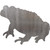 Toad Steel Cut Out Metal Art Decoration