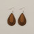Natural Design 16 Natural Wood Earrings Boho Trendy Rustic Earrings