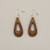 Natural Design 18 Natural Wood Earrings Boho Trendy Rustic Earrings