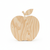 Apple Laser Cut Wood Cutout Blank | DIY Craft Decor
