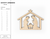 Nativity Laser Cut Wood Cutout Blank for DIY Craft Decor
