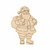 Santa Laser Cut Wood Cutout Blank Ornament Blank