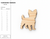 Yorkshire Terrier Laser Cut Wood Cutout Blank | Paintable Wood Blank