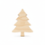 Pine Tree Laser Cut Wood Cutout Blank for DIY Craft Decor