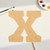 Lower Case X Wood Cutout for Crafts, Unfinished Baltic Birch Craft Shape