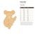 Koala Bear Wood Cutout - Unfinished Baltic Birch Craft Shape