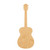 Acoustic Guitar Wood Cutout for Crafts, Unfinished Baltic Birch Craft Shape