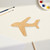 Airplane0008 Wood Cutout - Unfinished Baltic Birch Craft Shape