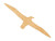 Albatross Wood Cutout Craft Blank, Unfinished Baltic Birch DIY Shape for Crafts and Decor