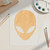 Alien 1 Wood Cutout Craft Blank, Unfinished Baltic Birch DIY Shape for Crafts and Decor