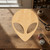 Alien 2 Wood Cutout Craft Blank, Unfinished Baltic Birch DIY Shape for Crafts and Decor