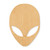 Alien 3 Wood Cutout - Unfinished Baltic Birch Craft Shape