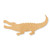 Alligator Wood Cutout - Unfinished Baltic Birch Craft Shape