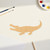 Alligator Wood Cutout for Crafts, Unfinished Baltic Birch Craft Shape