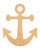 Anchor 1 Wood Cutout Craft Blank, Unfinished Baltic Birch DIY Shape for Crafts and Decor