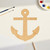Anchor 2 Wood Cutout Craft Blank, Unfinished Baltic Birch DIY Shape for Crafts and Decor