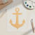 Anchor 3 Wood Cutout for Crafts, Unfinished Baltic Birch Craft Shape
